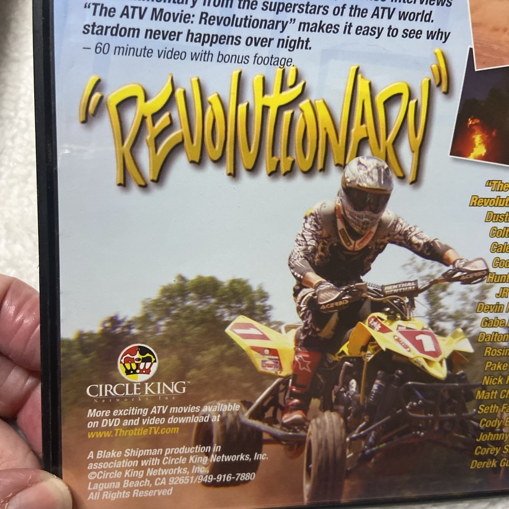 Throttle TV Slide America Fist Full Of Dirt The ATV Movie Revolutionary Lot Of 3 - Picture 12 of 16
